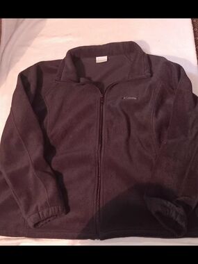 Columbia Black Full-Zip Fleece Jacket